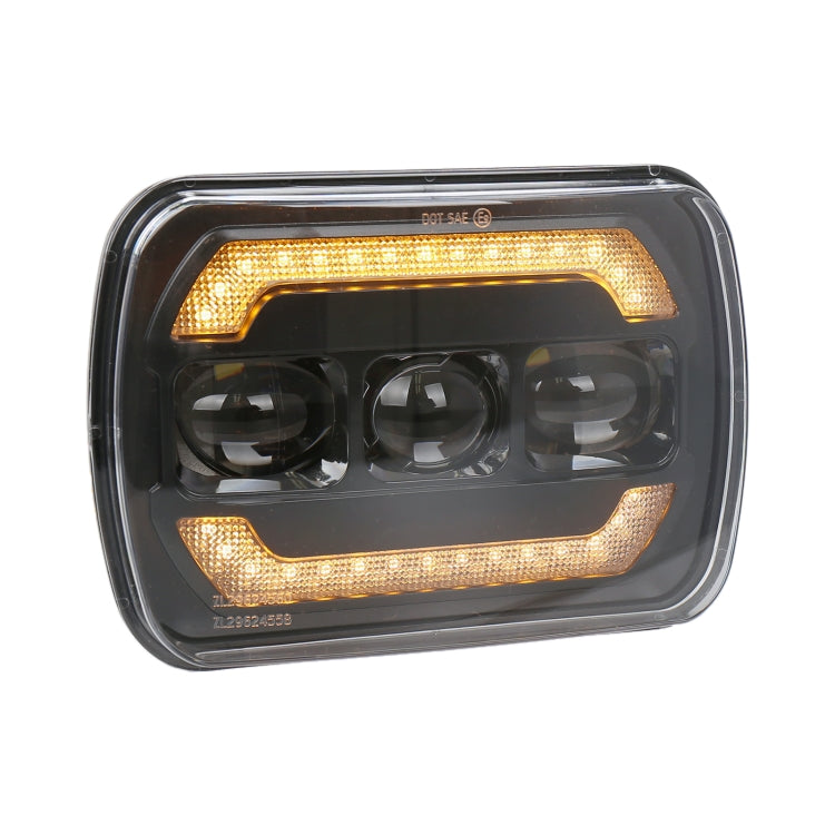 2073S 1 Pair 7 inch Car Square Headlight Work Light