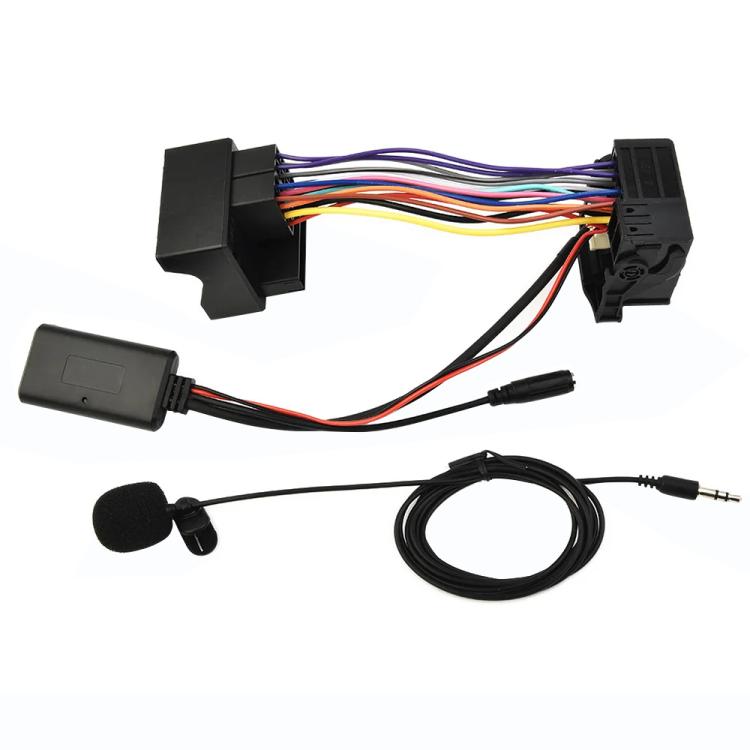 Car AUX Bluetooth Audio Cable + MIC for BMW E60