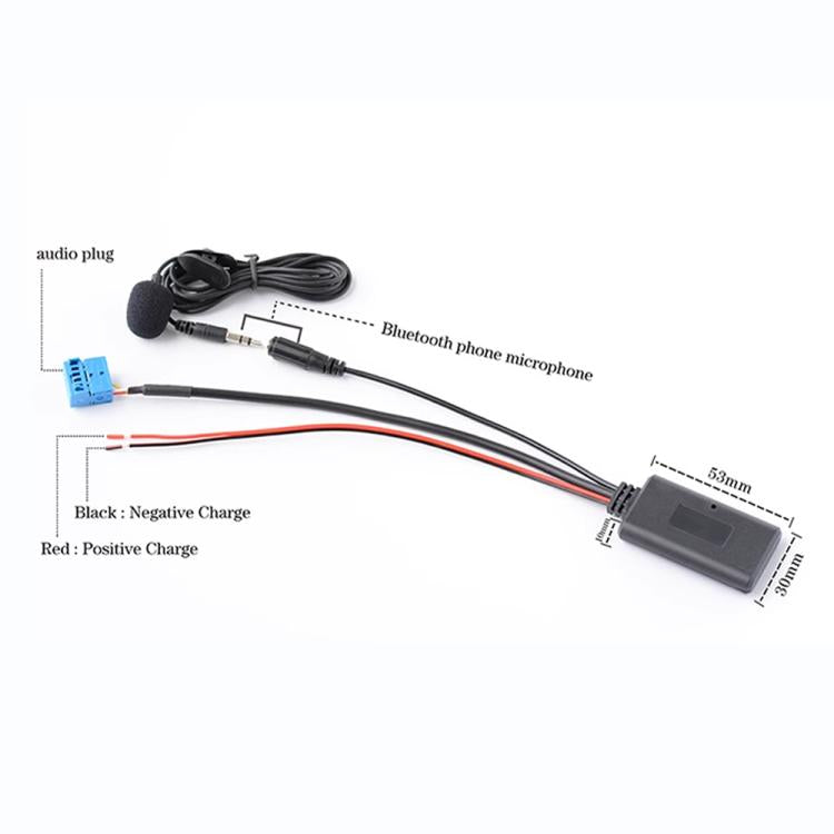 Car AUX Bluetooth Audio Cable + MIC for BMW E60