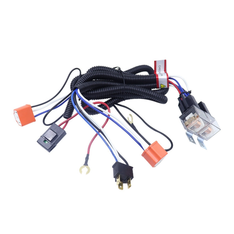 12V 2-lamp Car Headlight Modification Wiring Harness Brightener Cable