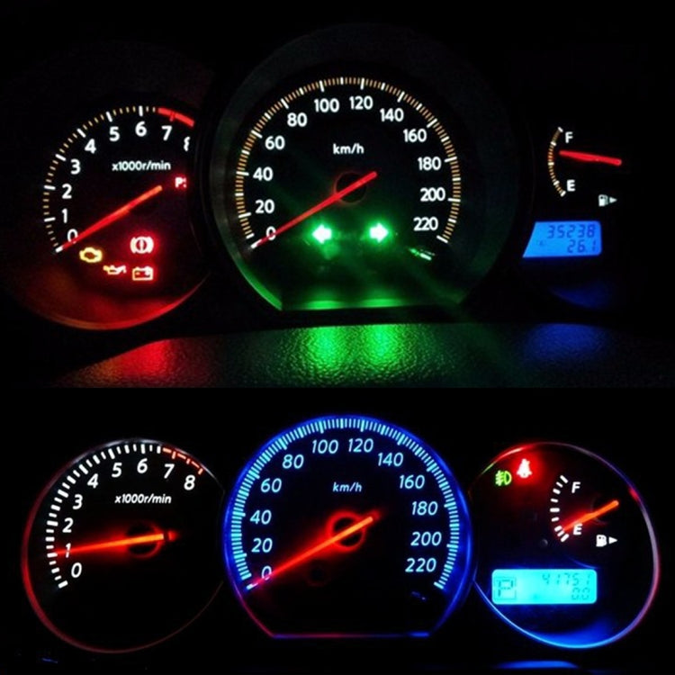 10 PCS B8.3 0.2W DC12V Wedge Instrument Panel COB LED Light Dashboard Gauge Cluster Indicator Lamp Bulb, B8.3 (Green Light), B8.3 (Red Light), B8.3 (White Light), B8.3 (Yellow Light), B8.3 (Blue Light)