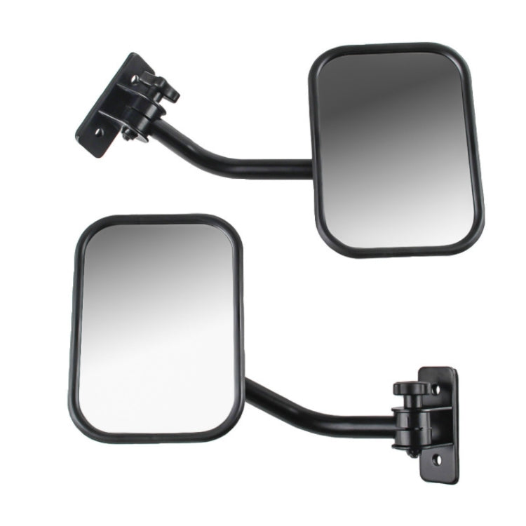 SF-JP-003 Pair  Car Side Door Rearview Mirror Adjustable Shape Angle Lens Blind Spot Exterior Mirror for Jeep Wrangler