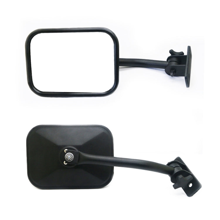 SF-JP-003 Pair  Car Side Door Rearview Mirror Adjustable Shape Angle Lens Blind Spot Exterior Mirror for Jeep Wrangler