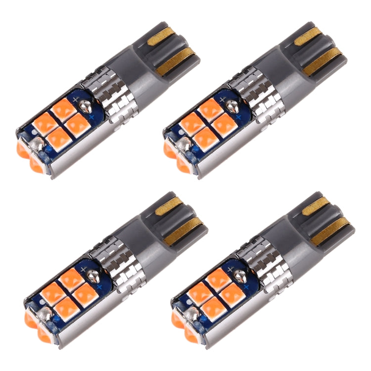 4 PCS T10 DC12V / 2W Car Clearance Light 10LEDs SMD-3030 Lamp Beads, 10LEDs SMD-3030 (White Light), 10LEDs SMD-3030 (Yellow Light), 10LEDs SMD-3030 (Ice Blue Light), 10LEDs SMD-3030 (Blue Light), 10LEDs SMD-3030 (Pink Light), 10LEDs SMD-3030 (Green Lig...