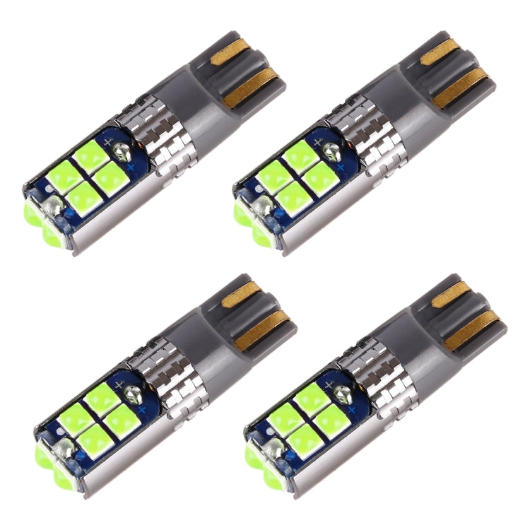 4 PCS T10 DC12V / 2W Car Clearance Light 10LEDs SMD-3030 Lamp Beads, 10LEDs SMD-3030 (White Light), 10LEDs SMD-3030 (Yellow Light), 10LEDs SMD-3030 (Ice Blue Light), 10LEDs SMD-3030 (Blue Light), 10LEDs SMD-3030 (Pink Light), 10LEDs SMD-3030 (Green Lig...