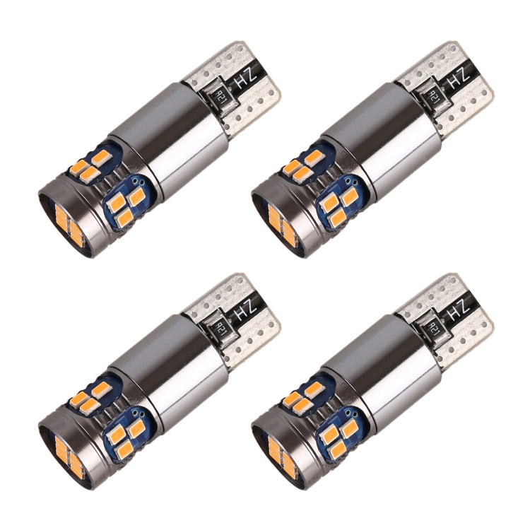 4 PCS T10 DC12V / 2.5W Car Clearance Light 18LEDs SMD-3020 Lamp Beads, 18LEDs SMD-3020 (Pink Light), 18LEDs SMD-3020 (White Light), 18LEDs SMD-3020 (Yellow Light), 18LEDs SMD-3020 (Ice Blue Light), 18LEDs SMD-3020 (Blue Light)