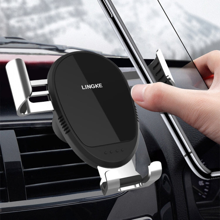 LINGKE Car Air Outlet Snap-in Gravity Mobile Phone Holder