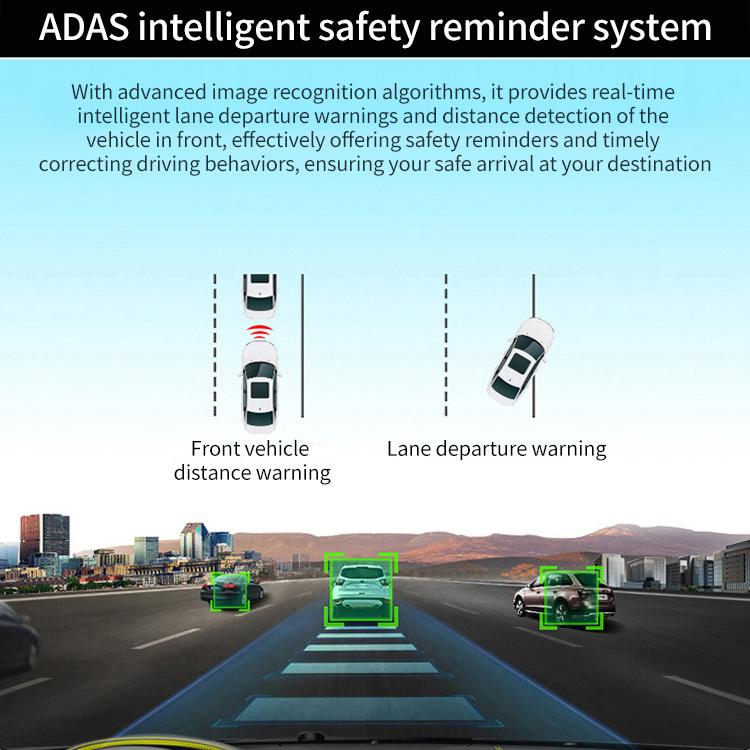 Z30 WiFi Dual-lens HD 2160P Non-light Night Vision 360-degree Panoramic Driving Recorder, GPS Version