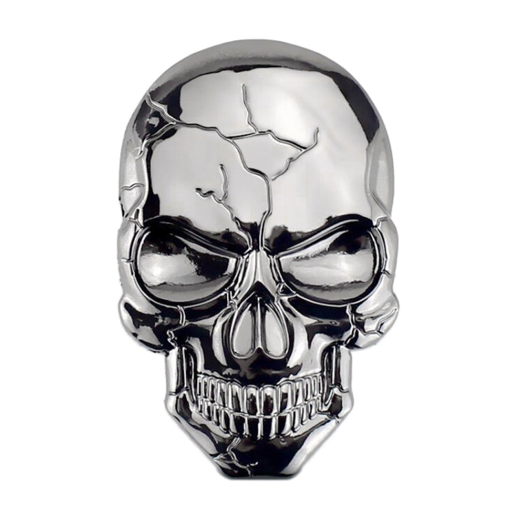 Three-dimensional Devil Skull Metal Car Sticker