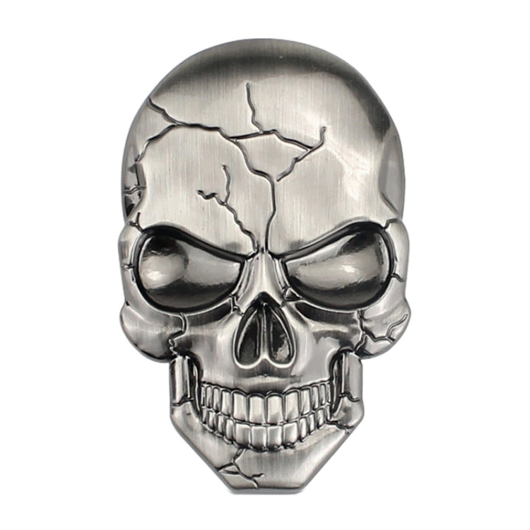 Three-dimensional Devil Skull Metal Car Sticker