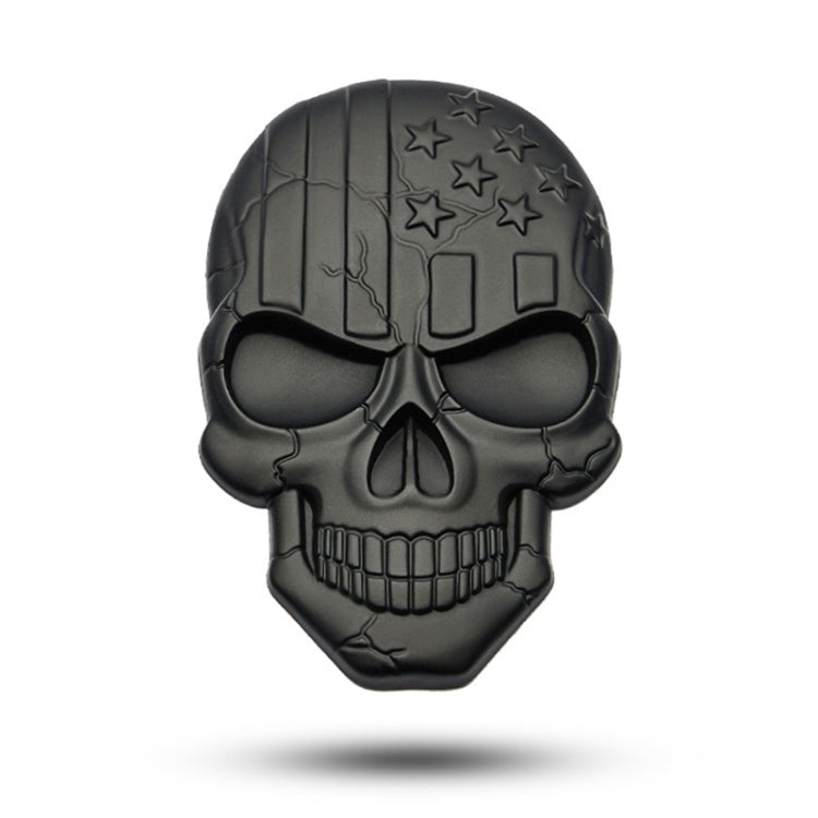 Three-dimensional Devil Skull Metal Plating Car Sticker