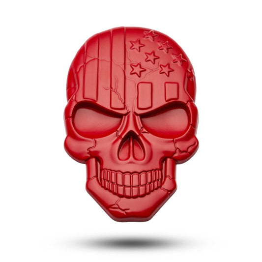 Three-dimensional Devil Skull Metal Plating Car Sticker