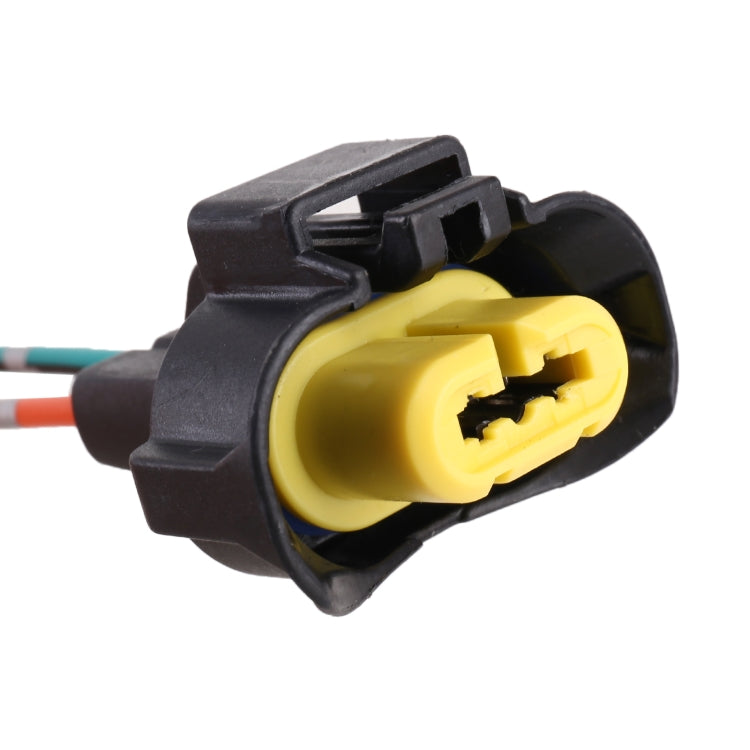 1 Pair Car H11 Bulb Holder Base Female Socket with Cable for Nissan