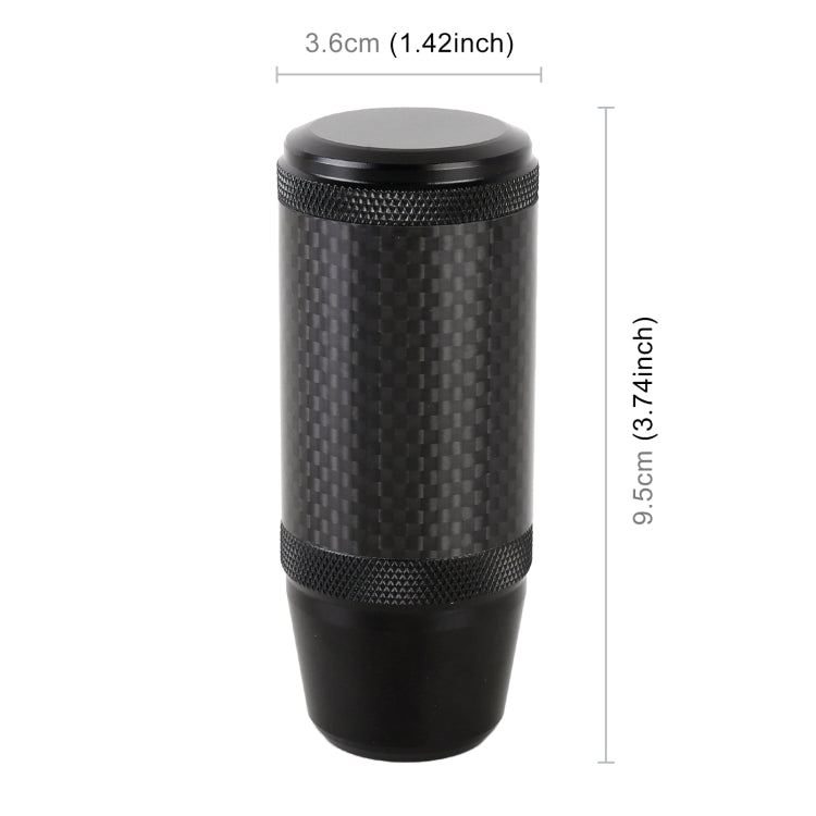 Universal Car Carbon Fiber Metal Gear Shift Knob