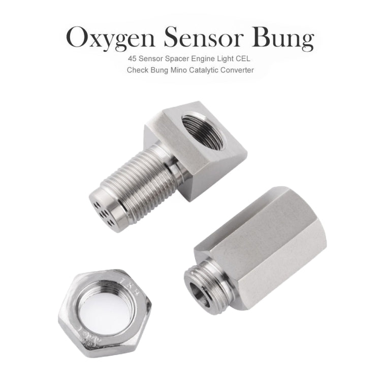 Car 45 Degree Oxygen Sensor M18x1.5 Adapter