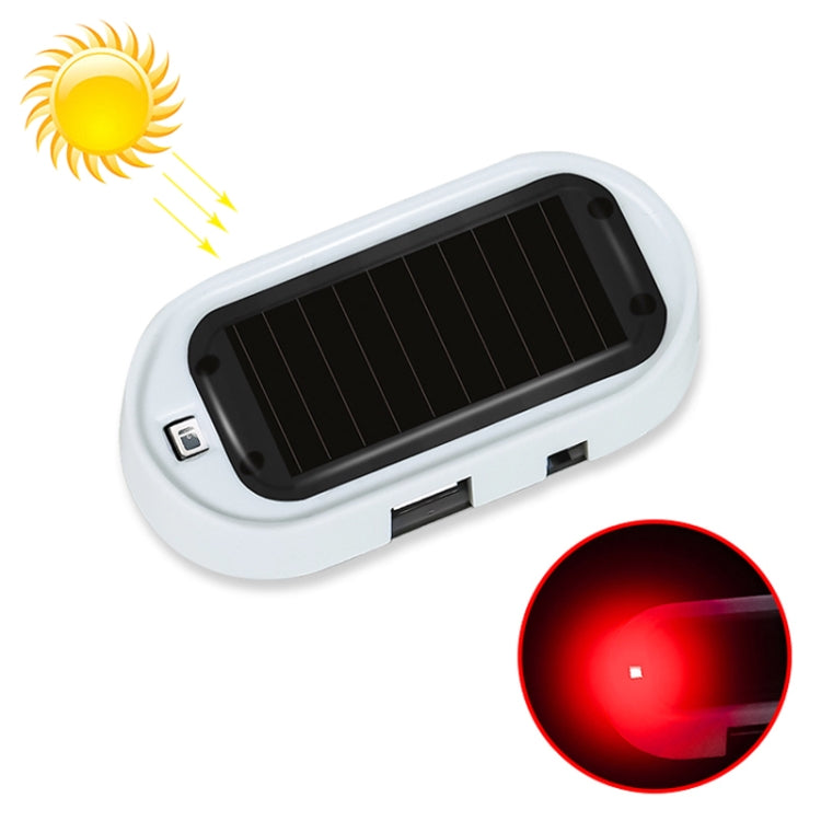 Car Solar Energy Anti-theft Device LED Warning Light