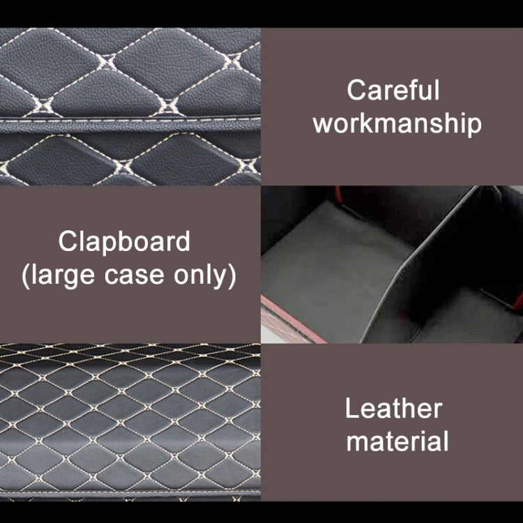 Car Trunk Foldable Storage Box, Rhombic Grid Large Size: 54 x 32 x 30cm