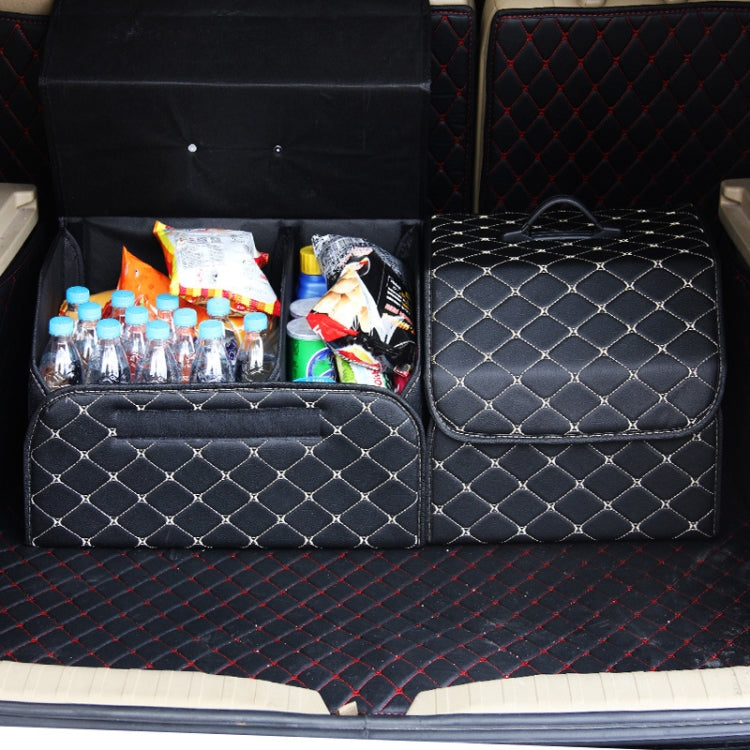 Car Trunk Foldable Storage Box, Rhombic Grid Large Size: 54 x 32 x 30cm