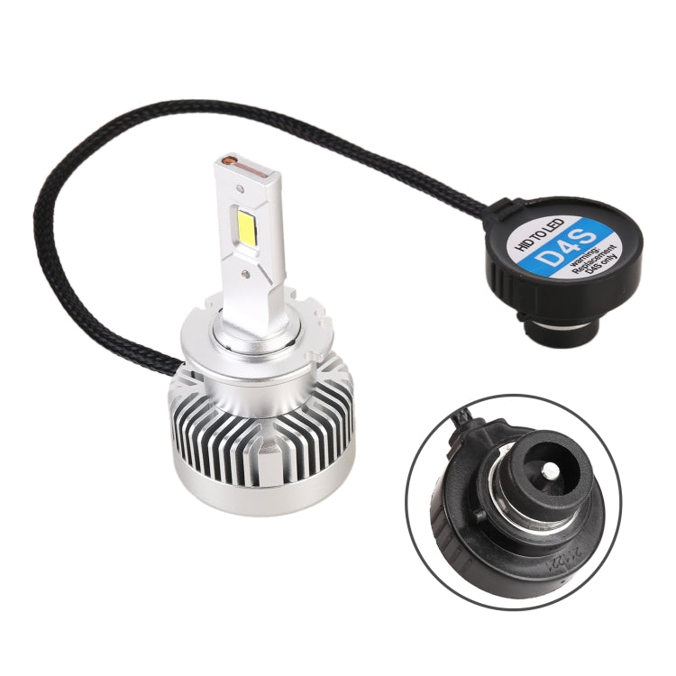1 Pair D Series D4S Car HID Ballast to LED Headlight DC12V 35W 6000K 7000LM, CSP Lamp Bead