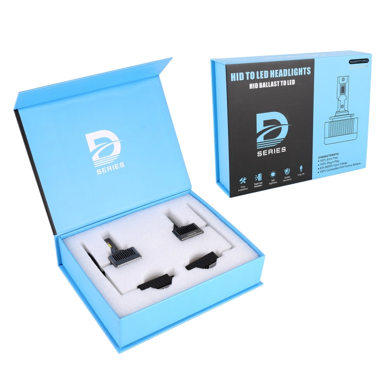 1 Pair D Series D3S Car HID Ballast to LED Headlight DC12V / 35W / 6000K / 5000LM