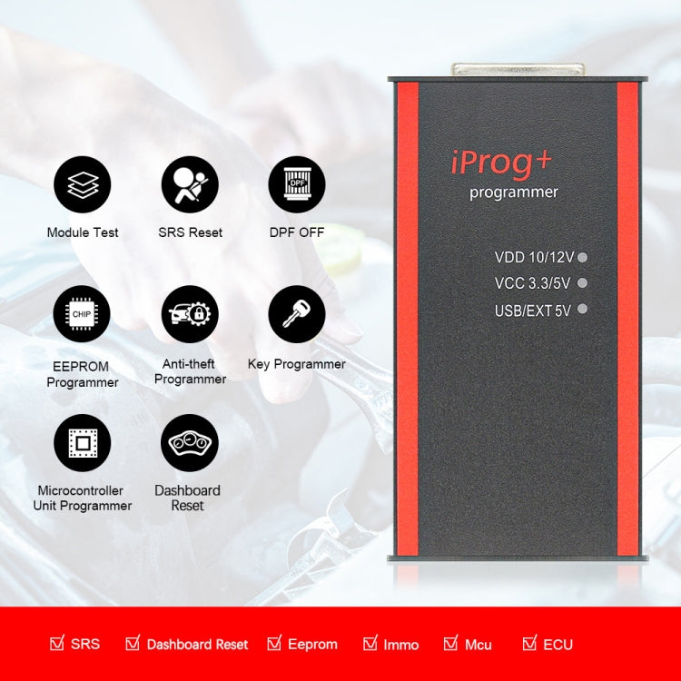 Iprog+ Pro V87 Car Key Programmer ECU Tool