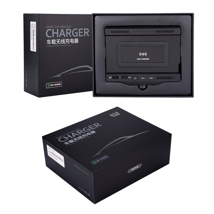 HFC-1020 Car Qi Standard Wireless Charger 10W Quick Charging for Mercedes-Benz A Class 2019-2022, Left and Right Driving