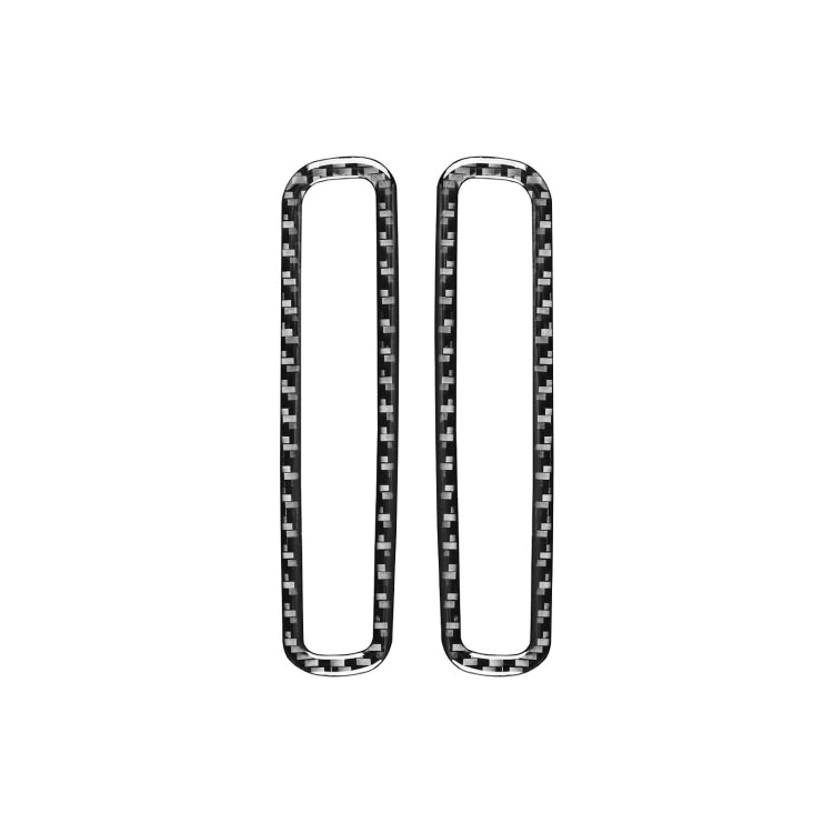 2 PCS / Set Carbon Fiber Car A-pillar Air Outlet Frame Decorative Sticker for Volkswagen Scirocco 2009-2016,Left and Right Drive Universal