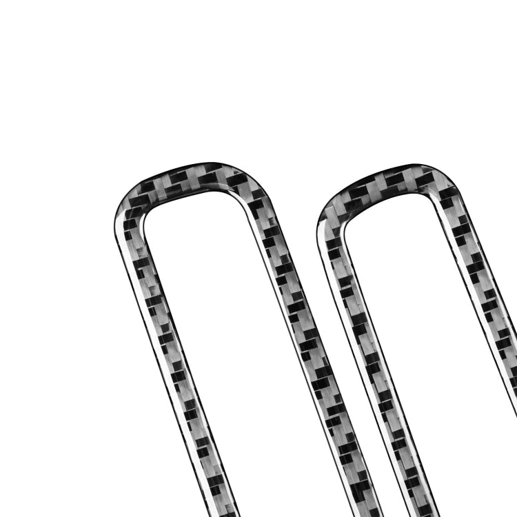 2 PCS / Set Carbon Fiber Car A-pillar Air Outlet Frame Decorative Sticker for Volkswagen Scirocco 2009-2016,Left and Right Drive Universal