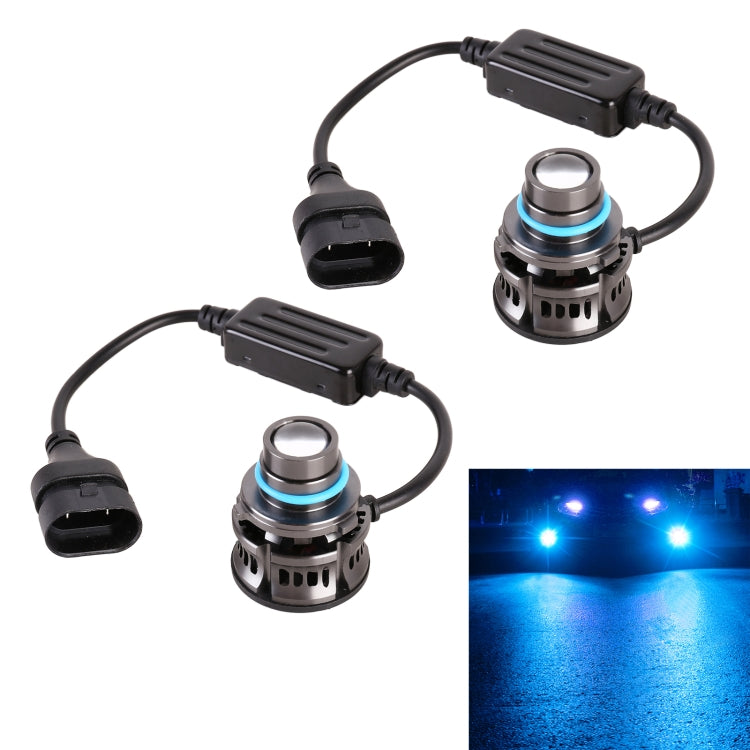 1 Pair 9005 27W / DC12V Car Aluminum Alloy LED Headlight, 9005 (White Light), 9005 (Blue Light), 9005 (Gold Light), 9005 (Lime Green)