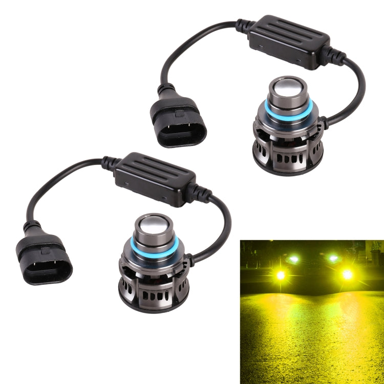 1 Pair 9005 27W / DC12V Car Aluminum Alloy LED Headlight