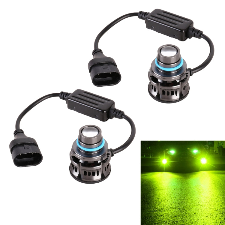 1 Pair 9005 27W / DC12V Car Aluminum Alloy LED Headlight, 9005 (White Light), 9005 (Blue Light), 9005 (Gold Light), 9005 (Lime Green)