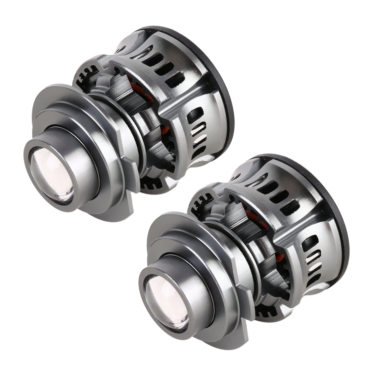 1 Pair H7 27W / DC12V Car Aluminum Alloy LED Headlight, H7 (White Light), H7 (Blue Light), H7 (Gold Light), H7 (Lime Green)