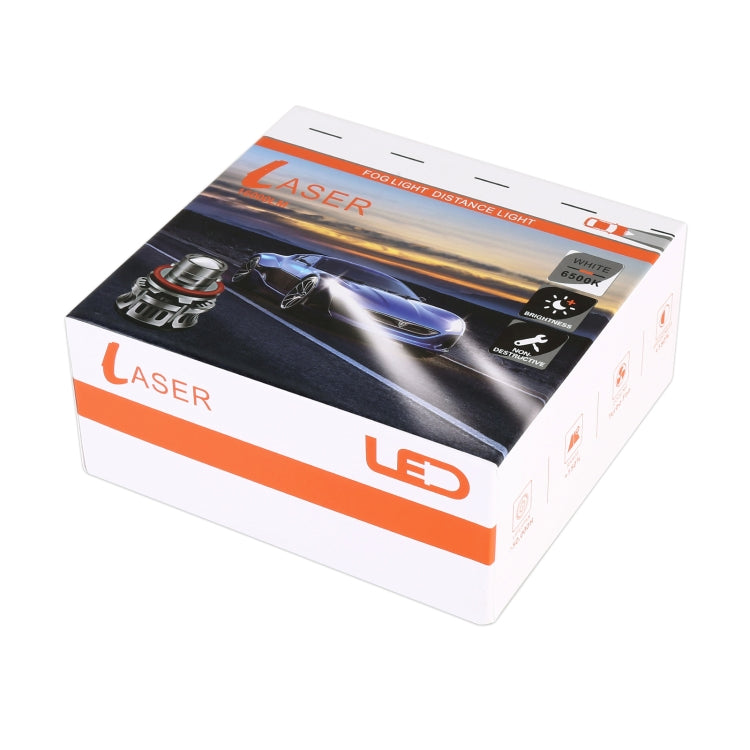 1 Pair H7 27W / DC12V Car Aluminum Alloy LED Headlight, H7 (White Light), H7 (Blue Light), H7 (Gold Light), H7 (Lime Green)