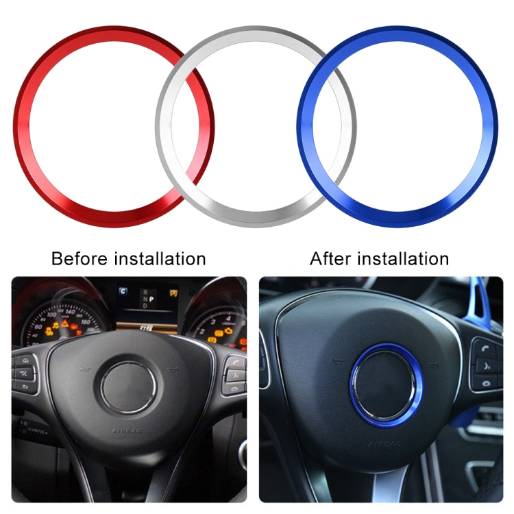 Car Steering Wheel Decorative Ring Cover for Mercedes-Benz,Inner Diameter: 5.6cm