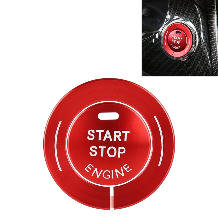 Car Engine Start Key Push Button Ring Trim Sticker for Infiniti