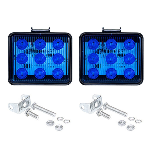 2 PCS ZS-7013 3 inch 9LEDs Strobe Waterproof Car / Truck Warning Light