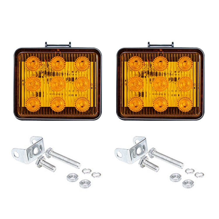 2 PCS ZS-7013 3 inch 9LEDs Strobe Waterproof Car / Truck Warning Light