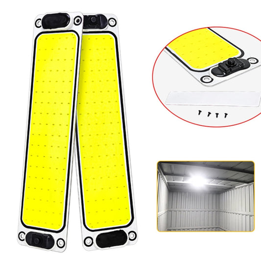 2 PCS ZS-3343 DC12-24V High Bright 108 COB Lamp Beads Car Dome Light Cabin Light Bar