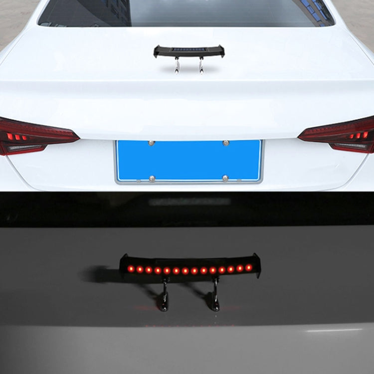 Car Mini Rear Wing with Light Solar Anti-collision Tail Light