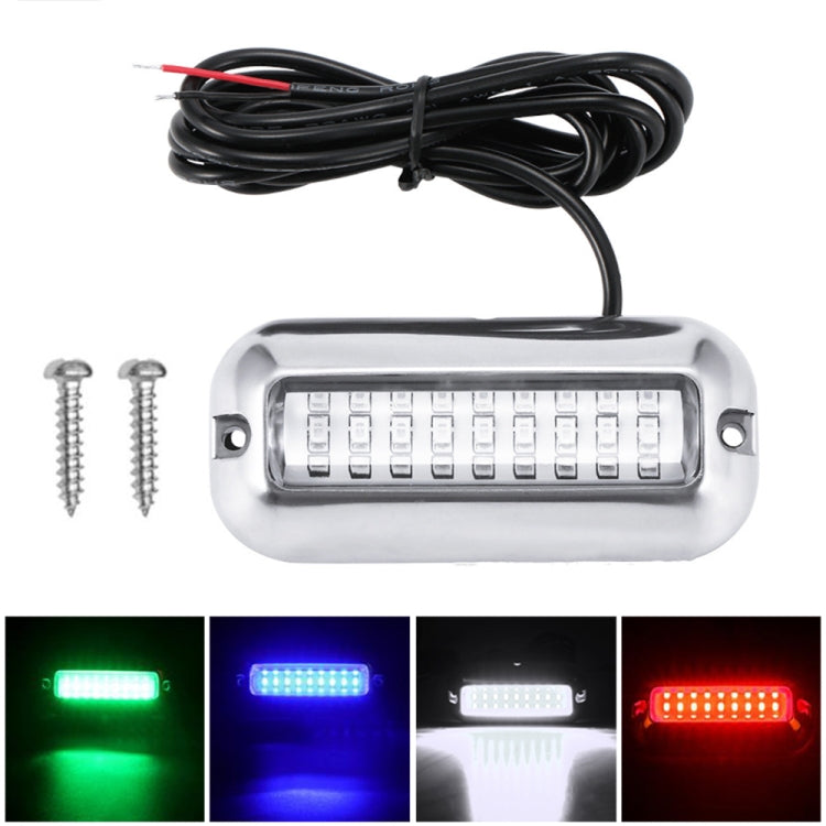 2 PCS MK-027 Ship / Yacht 10-30V 27LEDs Waterproof Stainless Steel Underwater Light