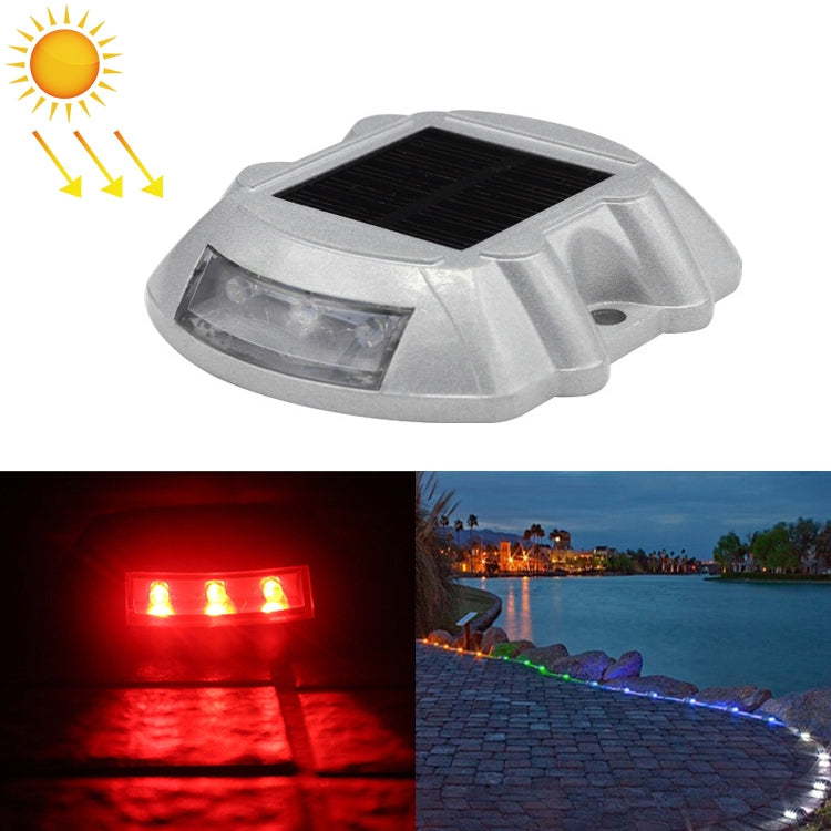 Solar Horseshoe Road Stud Light Car Guidance Light Road Deceleration Light, Constantly Bright Version