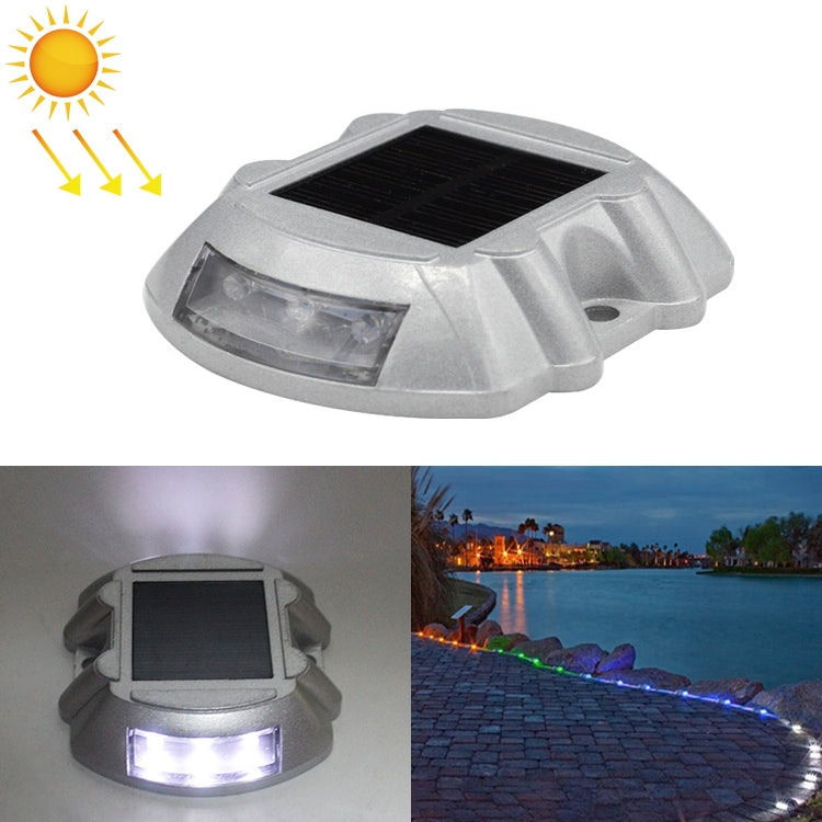 Solar Horseshoe Road Stud Light Car Guidance Light Road Deceleration Light, Flashing Bright Version