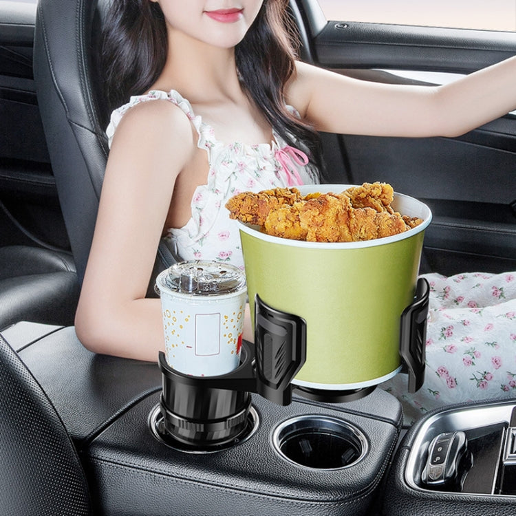 Car Multifunctional Retractable Rotating Water Cup Holder with Compass