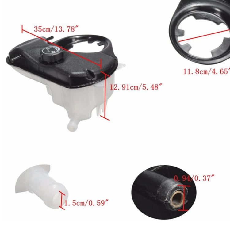 Car Radiator Coolant Expansion Tank C2S18320 for Jaguar X-Type 2002-2008