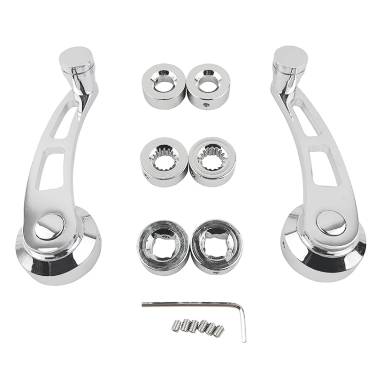 Car 4-1/4 inch Electroplated Winder Handle Crank Door Lever Handle for Chevrolet / Ford / Chrysler