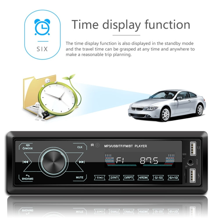 M10 12V Car Radio Receiver MP3 Player, Support Bluetooth Hand-free Calling / FM / USB / SD Card