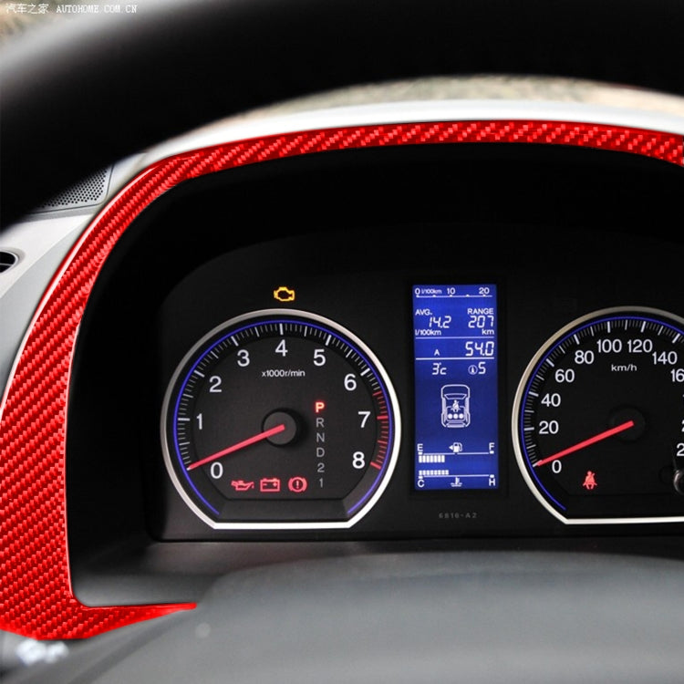 For Honda CRV 2007-2011 Carbon Fiber Car Dashboard Frame Decorative Sticker,Left and Right Drive Universal