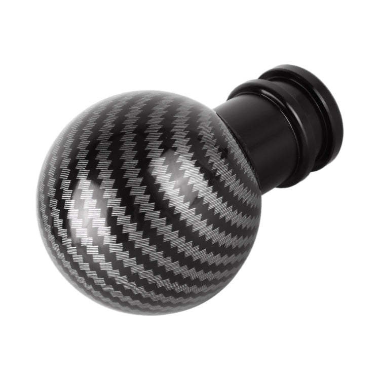 Universal Car Carbon Fiber Texture Metal Gear Shift Knob