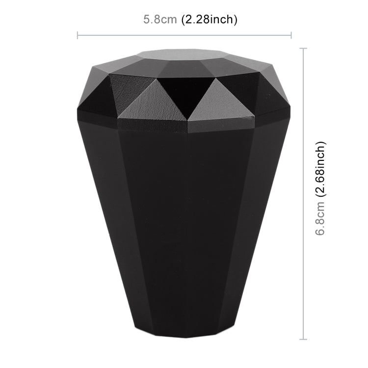 Universal Car Diamond Shape Metal Gear Shift Knob