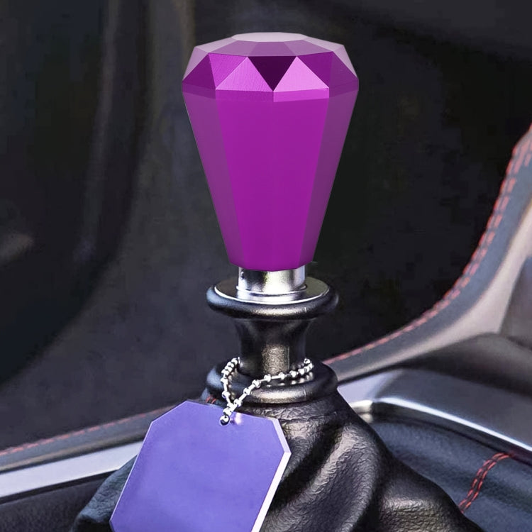 Universal Car Diamond Shape Metal Gear Shift Knob